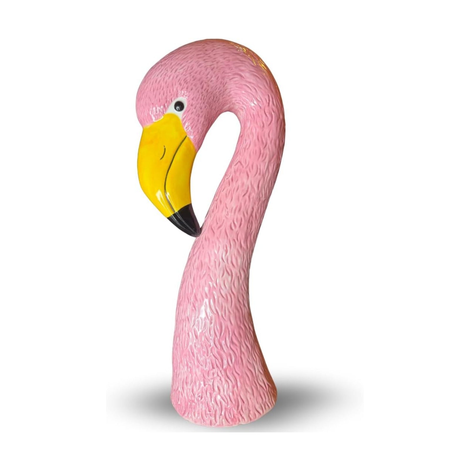 Ceramic Flamingo Vase Large / Pink