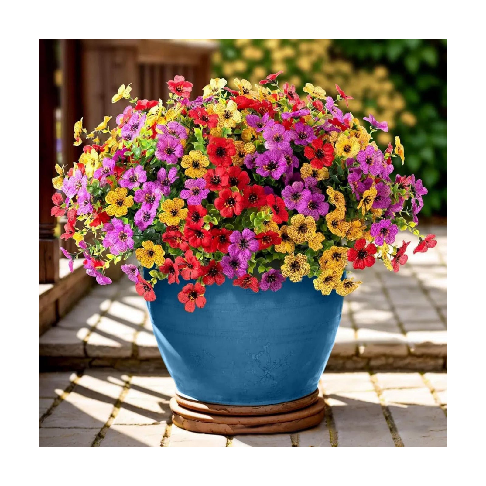 13 Bundles Silk Realistic UV Resistant Faux Flowers / Mixed2 / Artificial Flowers / Set of 13