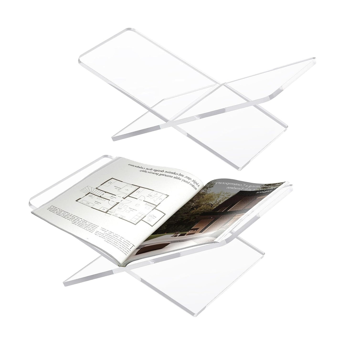 Acrylic Book Stand / 11 x 5.2