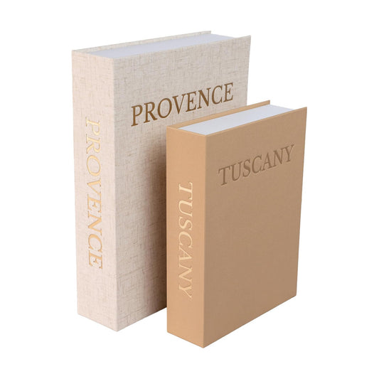 Faux Book Storage Box Set