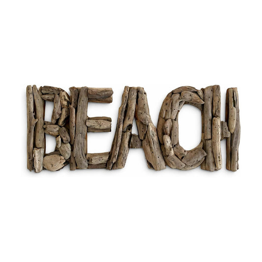 Handmade Rustic Vintage Wooden Wall Decor / BEACH