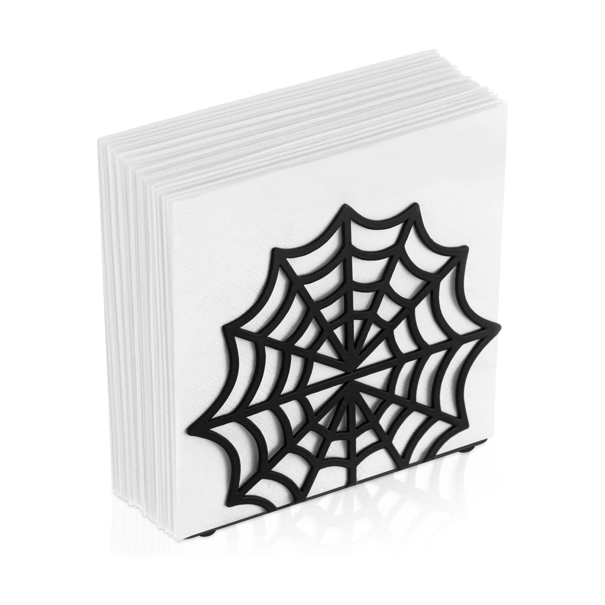 Cobweb Metal Napkin Holder Gothic Table Tissue Dispenser