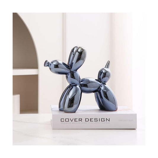 Modern Decorative Balloon Dog Figurine / Blue1 / 4 Inch / Set of 4