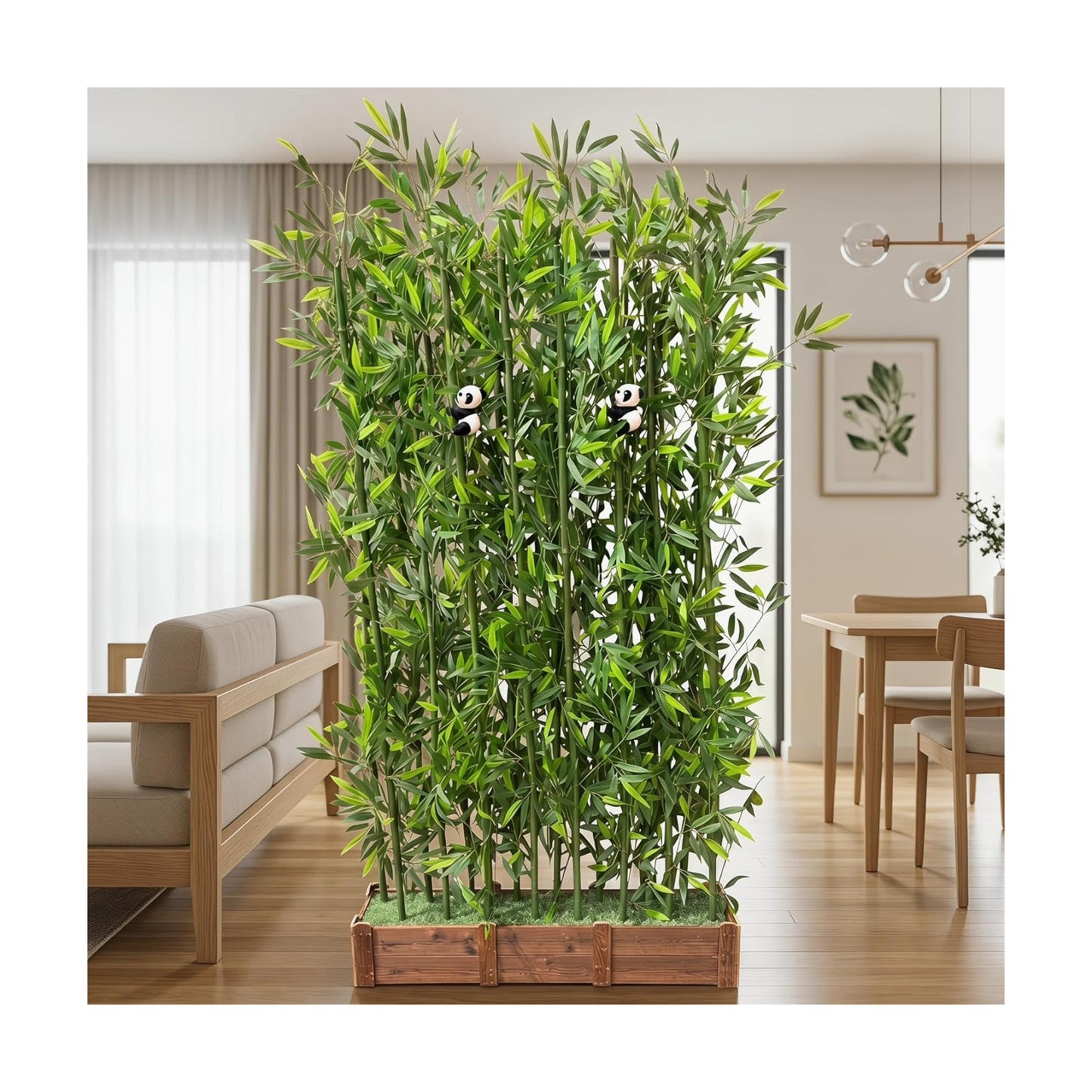 Solid Wood Base / Green / 6ft 4in / 39 Inch