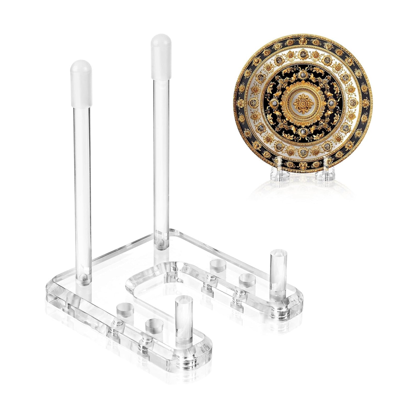 Books / Plate Stands for Display / 1-pack / Clear