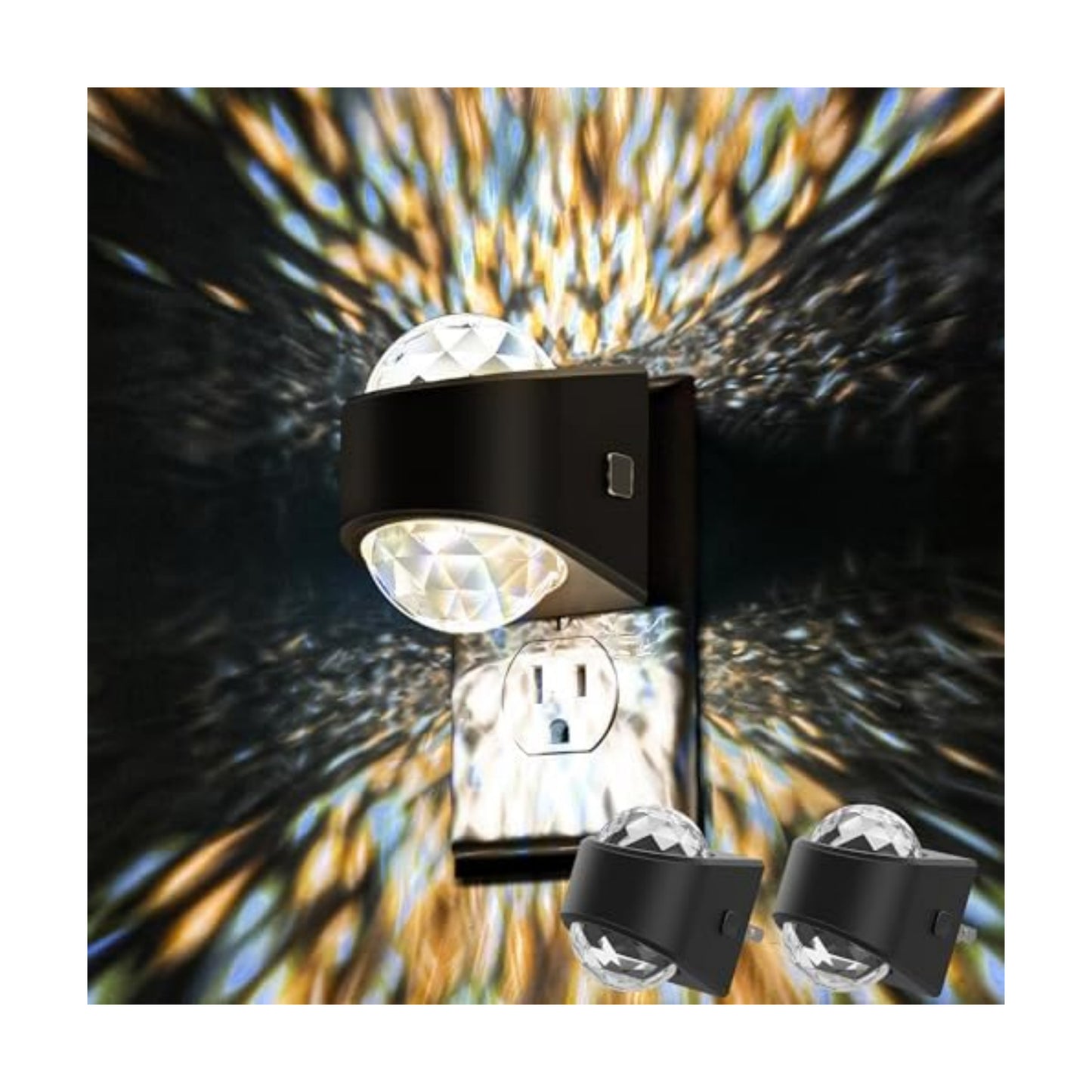 Briignite Night Light Plug into Wall, Color Changing Night Light, 3CCT