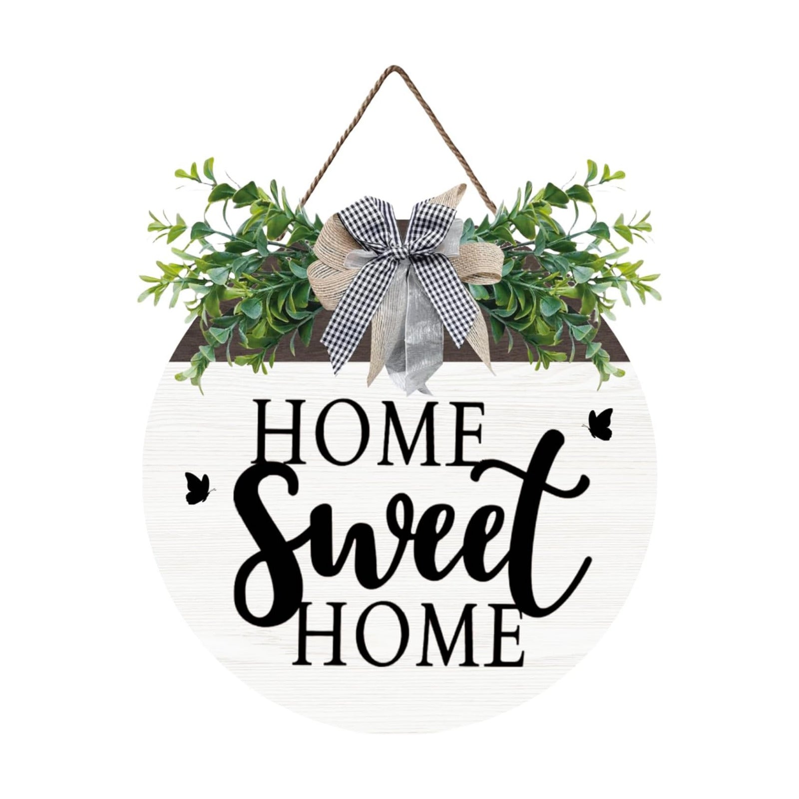 Wooden Welcome Sign For Front Door Home Sweet Home Decor Sign Hanging Home Porch Wall Decor Home