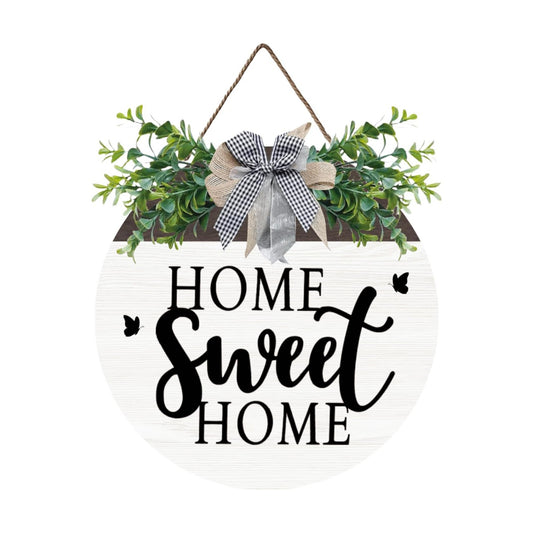 Wooden Welcome Sign For Front Door Home Sweet Home Decor Sign Hanging Home Porch Wall Decor Home