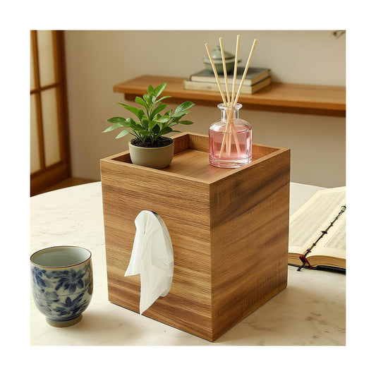 Acacia Wooden Tissue Box Cover / Acacia1
