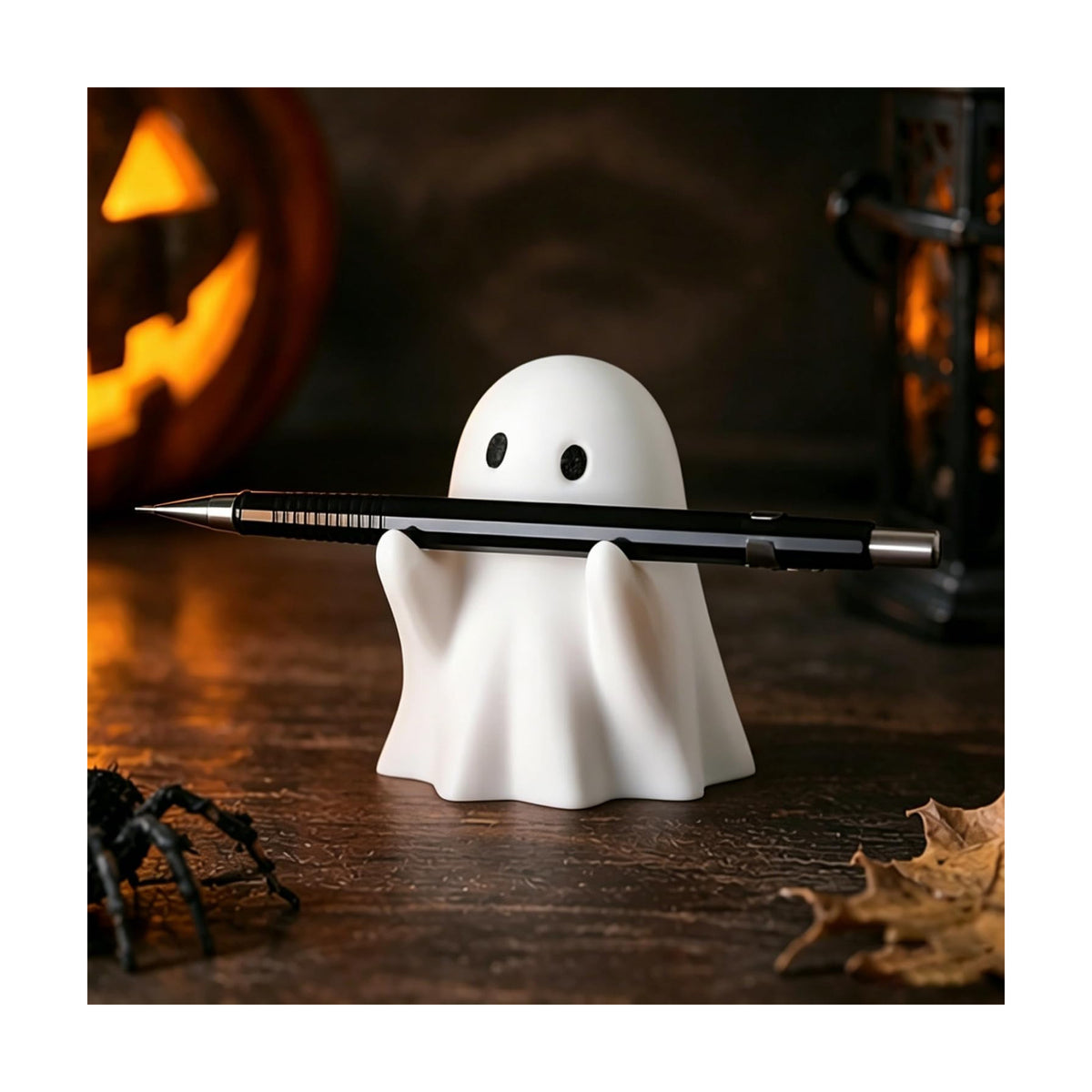 Halloween Ghost Figurine Funny Pen Holder Ghost Statue