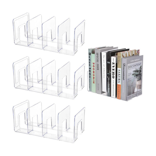Acrylic Book Organizer / Clear / Set of 4