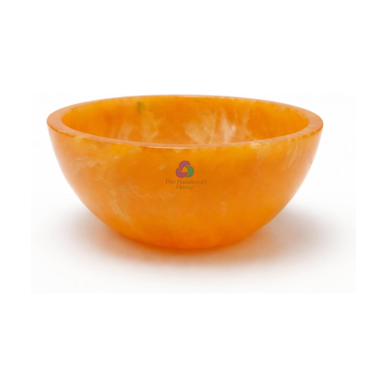 Elegant Handcrafted Resin Bowl / Orange