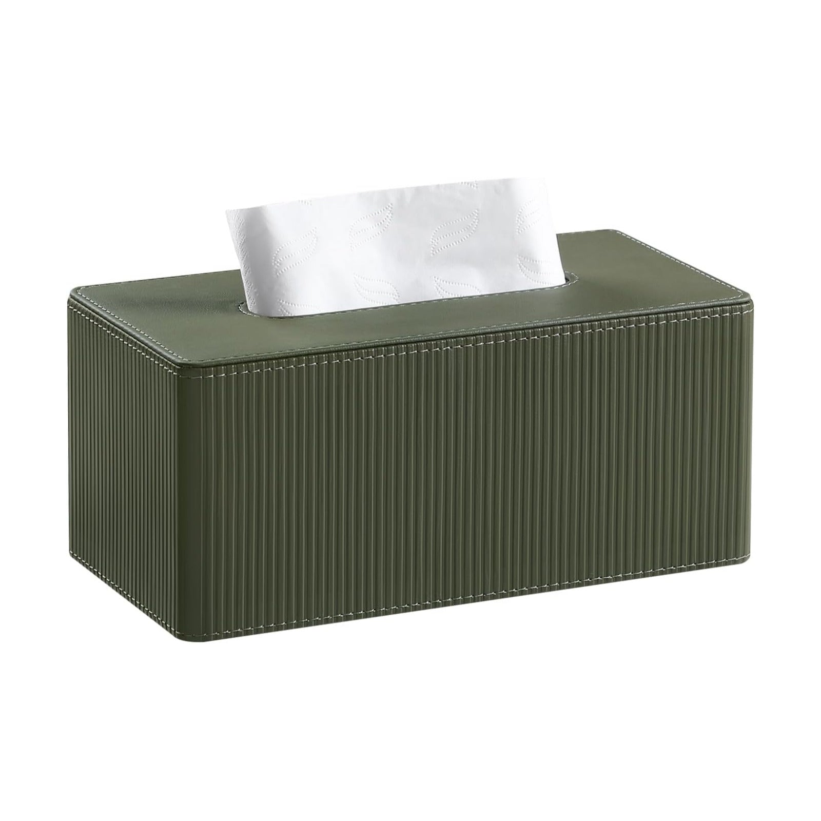 Modern Tissue Box Holder / Green