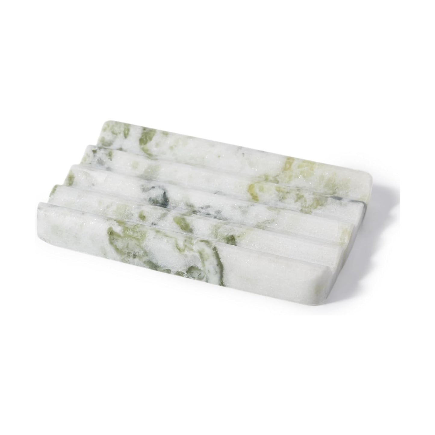 Large Stone Bar Soap Holder Shower / Light Green