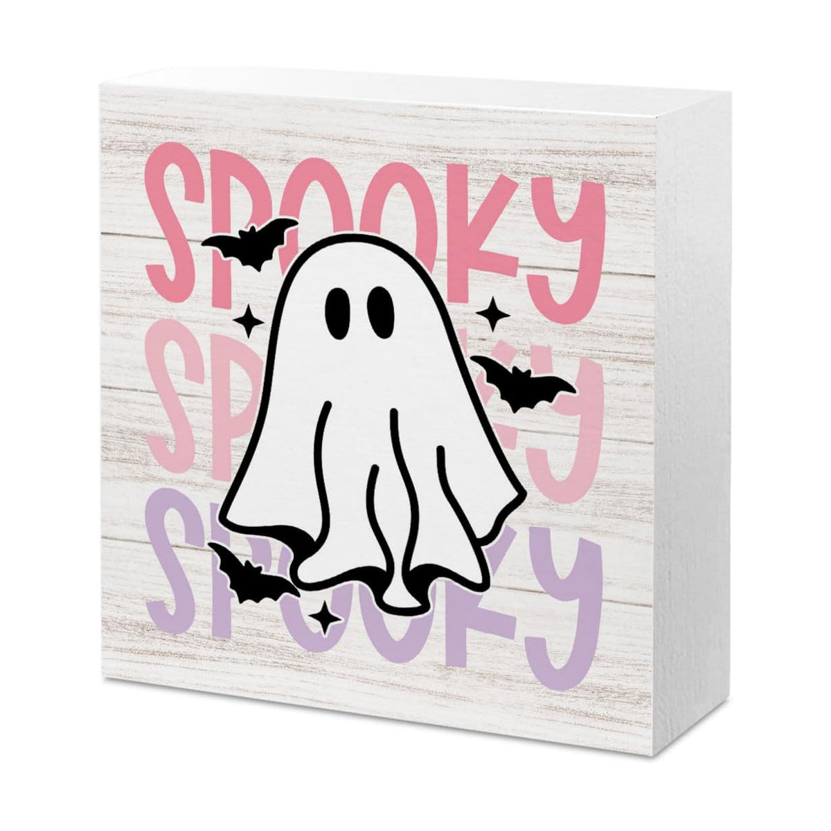 Cute Halloween Sign Decor Decorations for Home Halloween Ghost Decor