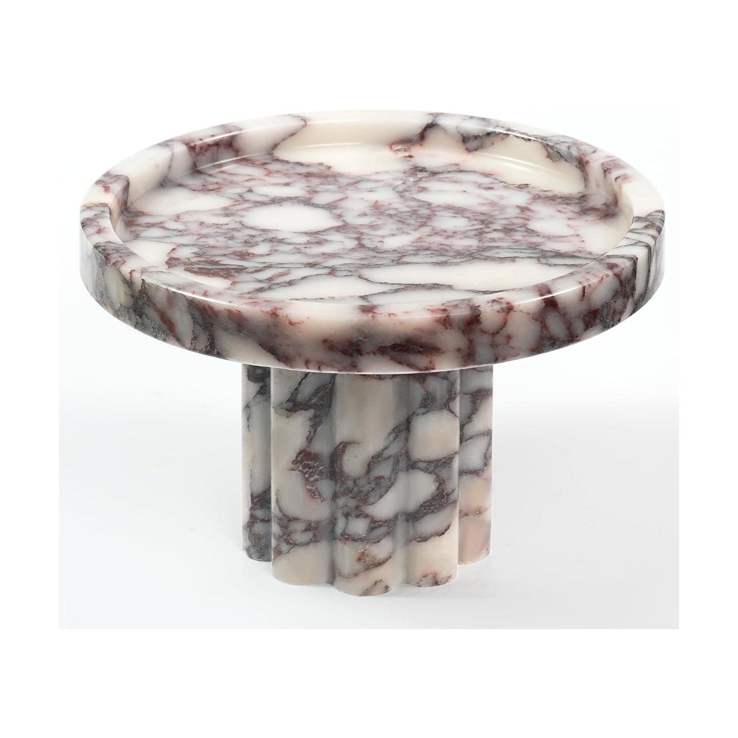 Marble Perfume Tray / 1leg-calacatta Viola