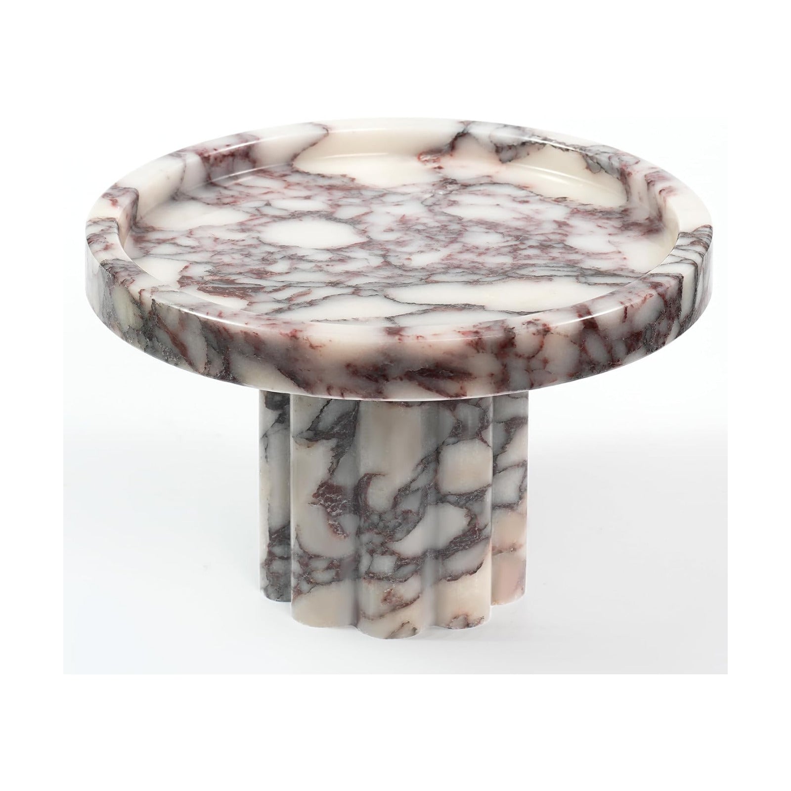 Marble Perfume Tray / 1leg-calacatta Viola