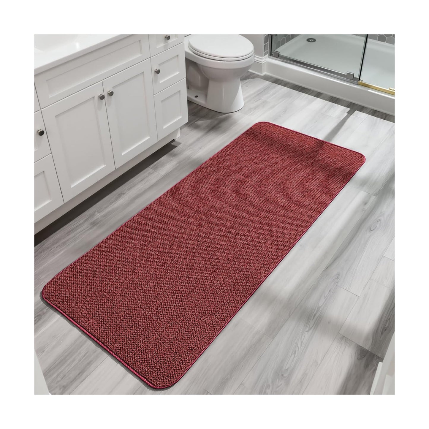Bosap Bath Mat,Ultra Thin Bathroom Runner Rugs,Large Bath Mats for Bathroom