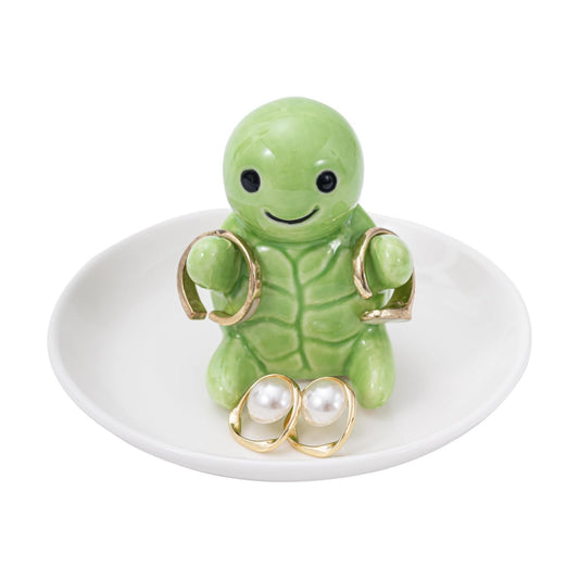 Ceramic Jewelry Holder Preppy Room Decor / Turtle