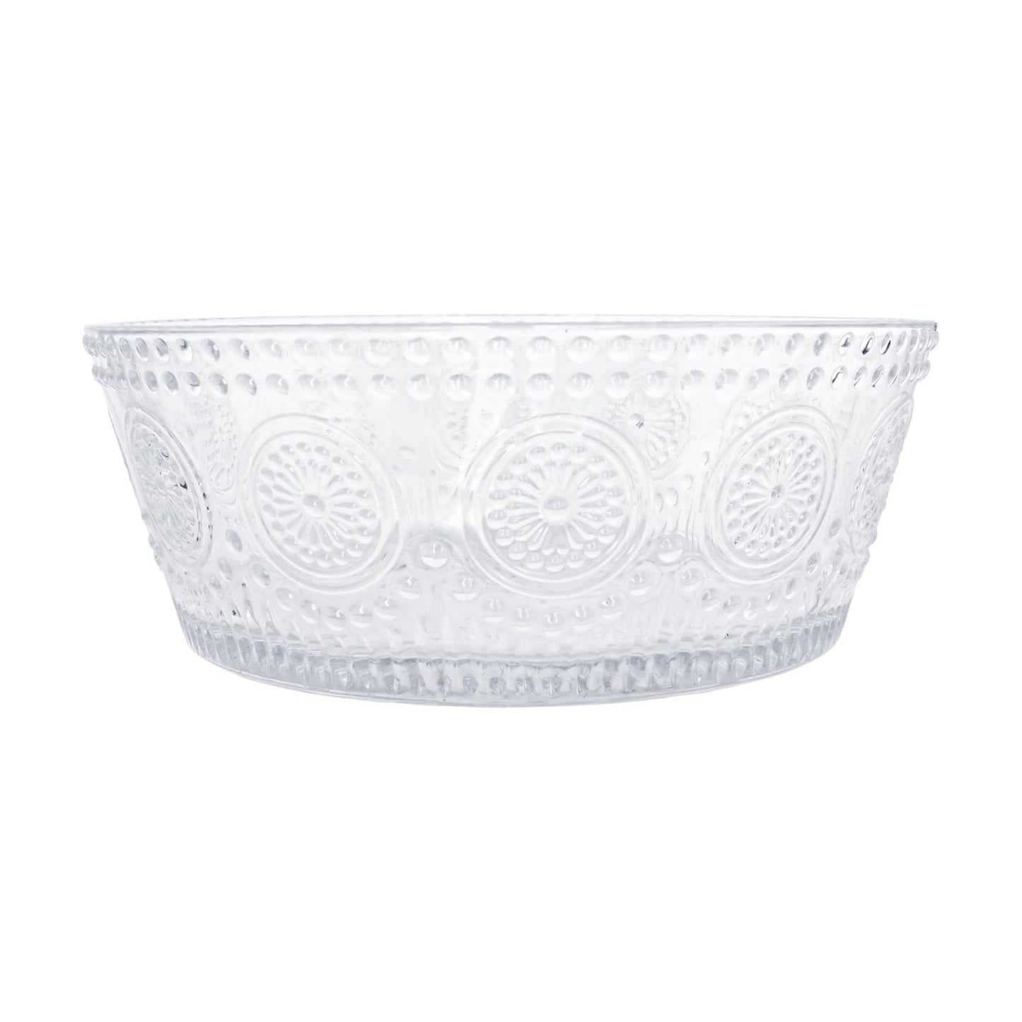 Vintage-Inspired Glass Serving Bowl / Clear Codi / Small 4.75