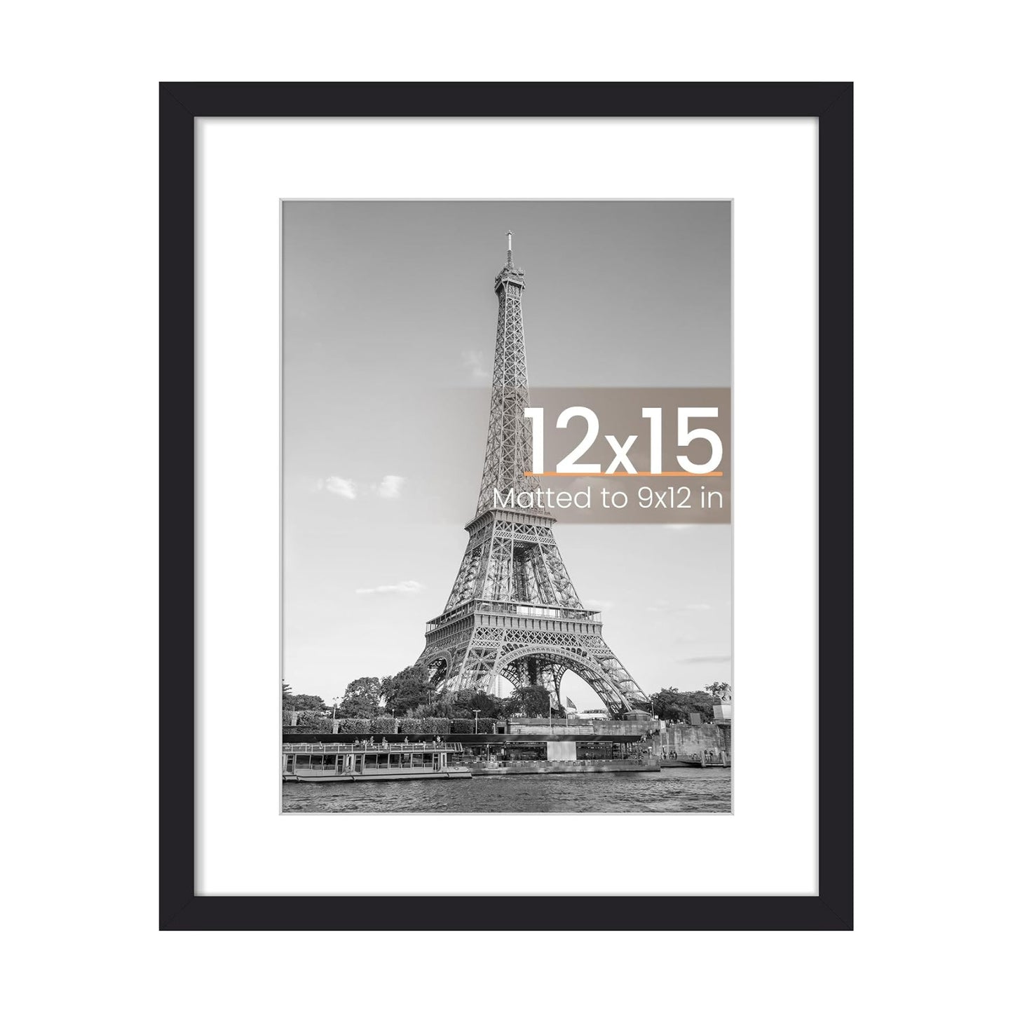 Frame / Wall Hanging Photo Frame / Black / 12 x 15