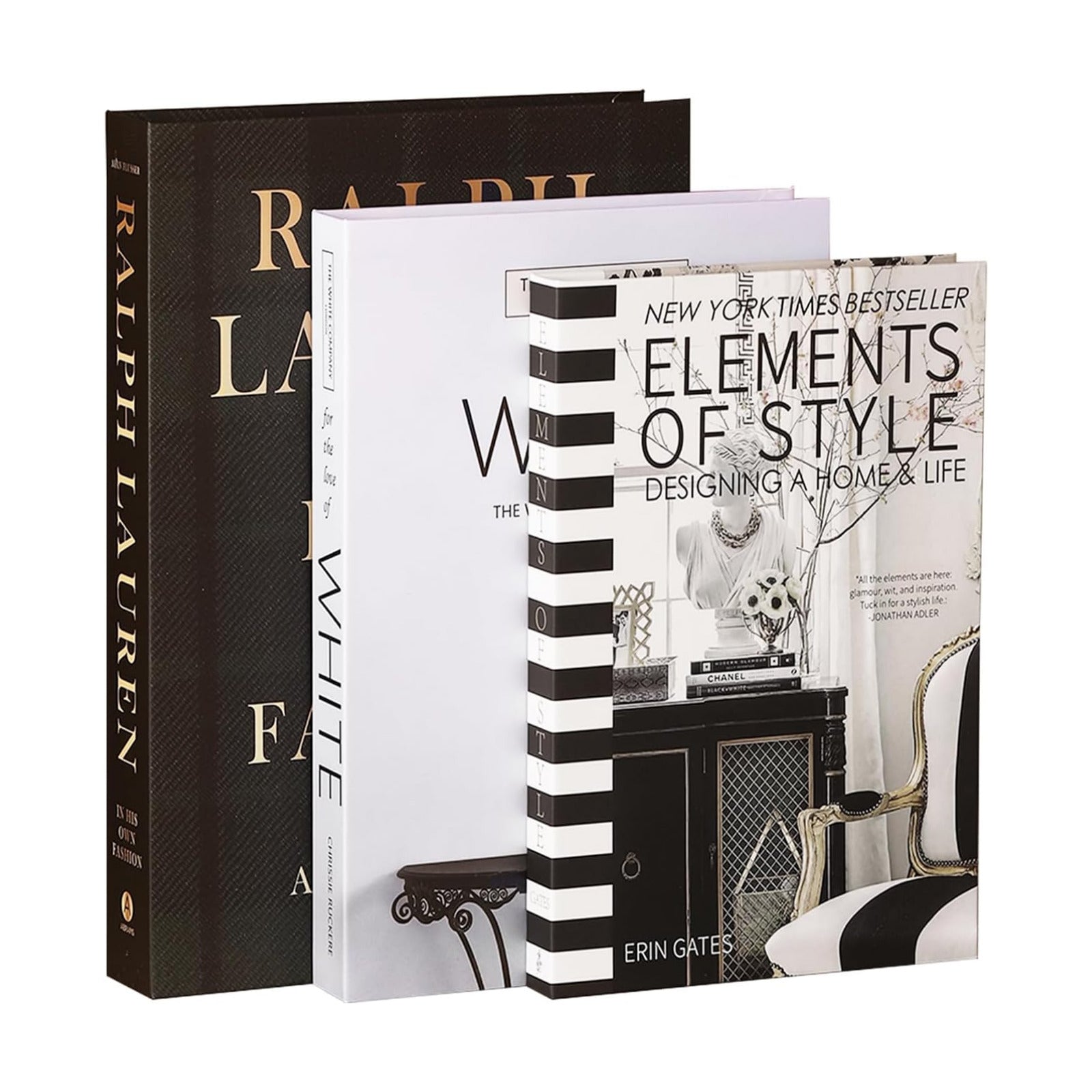 Aesthetic Decor Books Set for Coffee / Zf001 / Set of 3