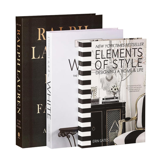 Aesthetic Decor Books Set for Coffee / Zf001 / Set of 3