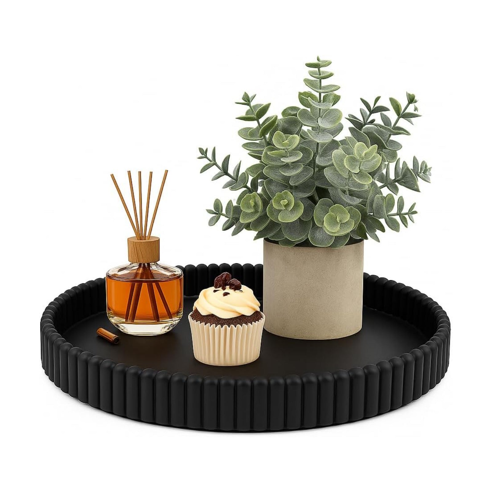 Decorative Tray / Black1 / Black / 11.8 Inch