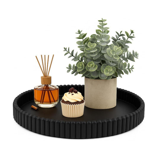 Decorative Tray / Black1 / Black / 11.8 Inch