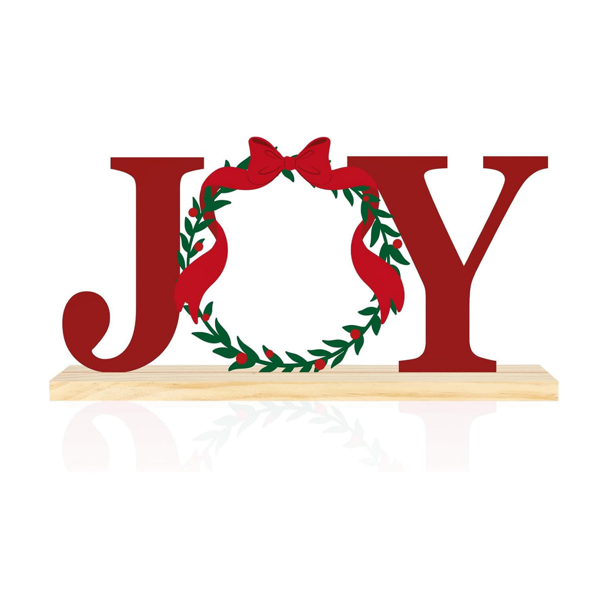 Metal Merry Christmas Joy Sign Decorations for Home Party Shelf Mantel