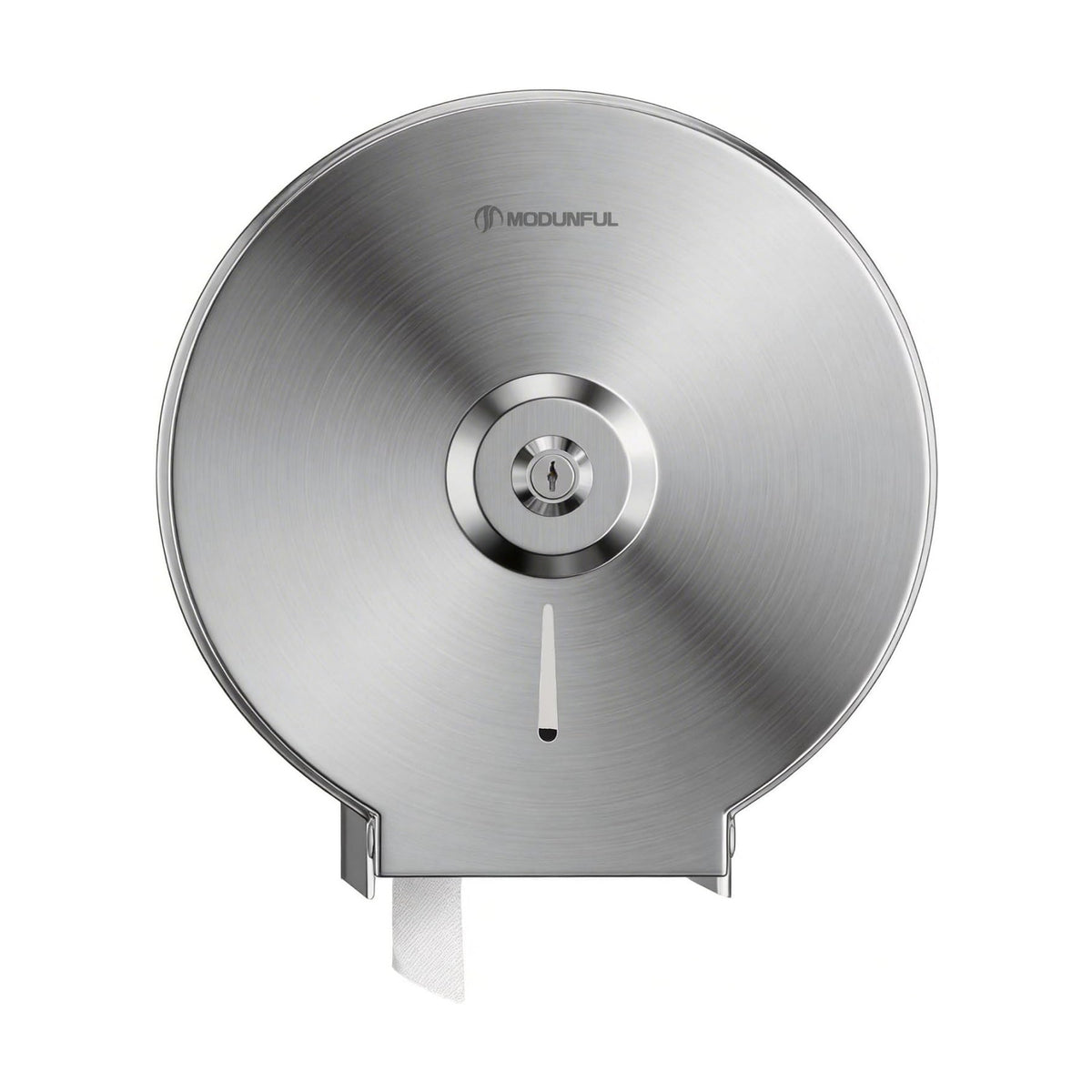 Commercial Jumbo Toilet Paper Dispenser: Wall Mount Stainless Steel 9 Inch | Lockable Roll Toilet Paper Holder Bath