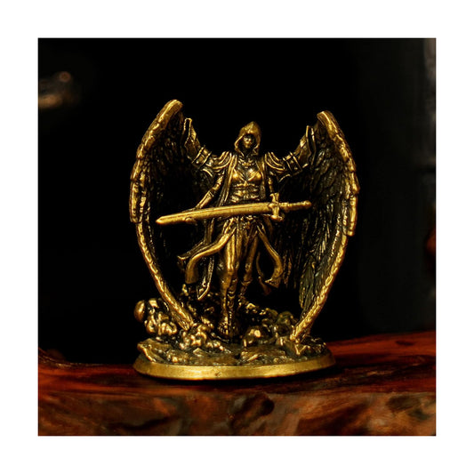 100% Solid Brass Statue / Archangel