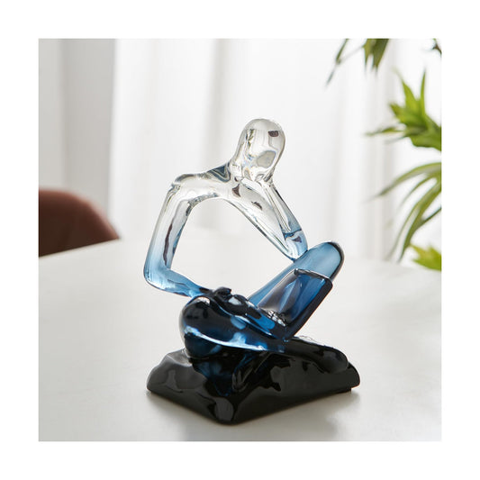 Art Statue / Desk/Shelf Modern Home Decor Decoration / Thinking - Blue Gradient