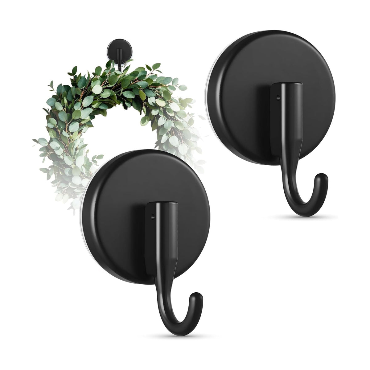 OUTXE Suction Cup Wreath Hanger, Upgraded Reef Hook
