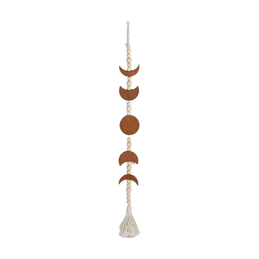 Beaded Moon Phase Decorative Hanging Ornaments Wall Hanging Pendant Bohemian Ethnic Style / Camel