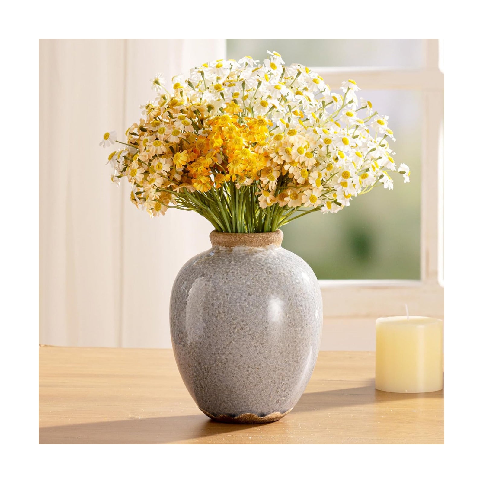 Ceramic Vintage Vase / 014-sy-gray