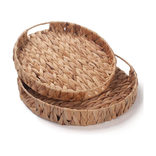 Round Serving Tray / 11.8 Inch / Set of 2