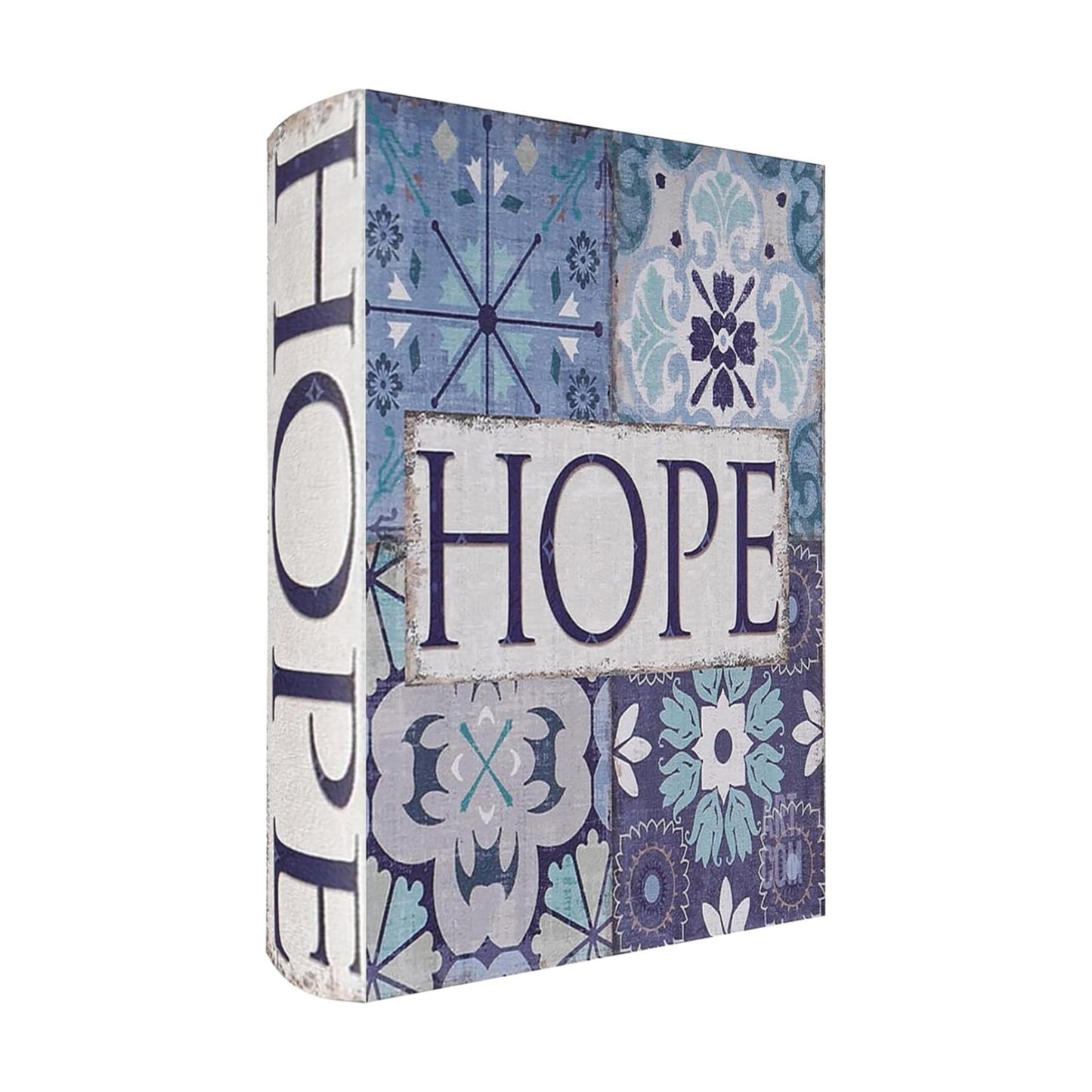 Vintage Faux Book Boxes / 1 x Hope