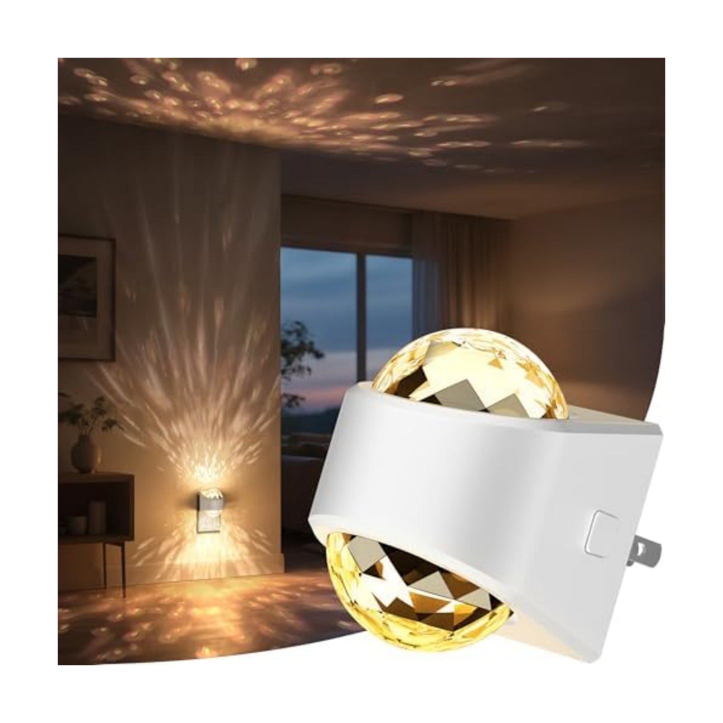 Briignite Night Light, Night Lights Plug into Wall, Projector Night Light