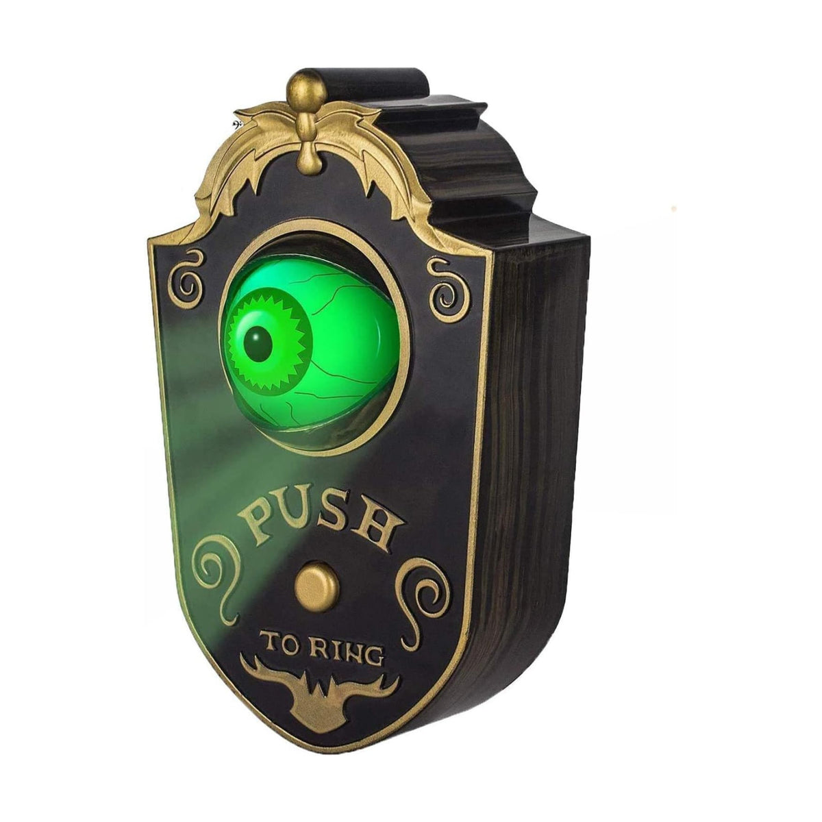 Halloween Decoration,Halloween Doorbell, One Eyed Doorbell with Spooky Sounds,Props for Haunted House Party Decor