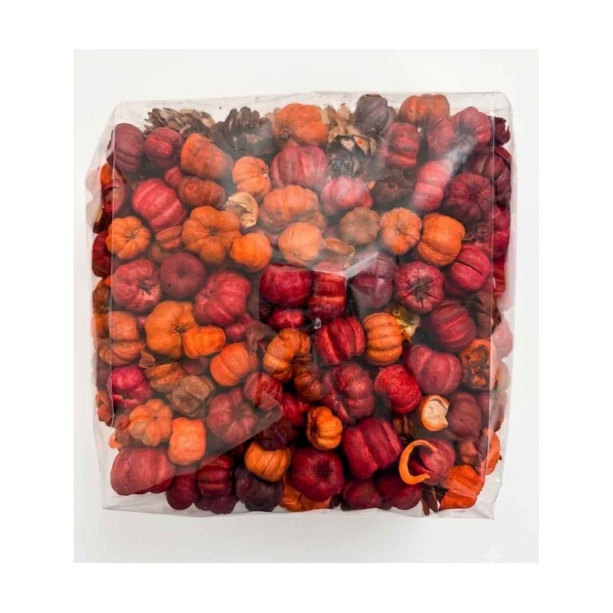 Putka Pods Mini Dried Pumpkin Pods for Fall Cinnamon Scent Potpourri Natural Bowl Fillers for Thanksgiving & Autumn Décor – 4 Heaping Cups