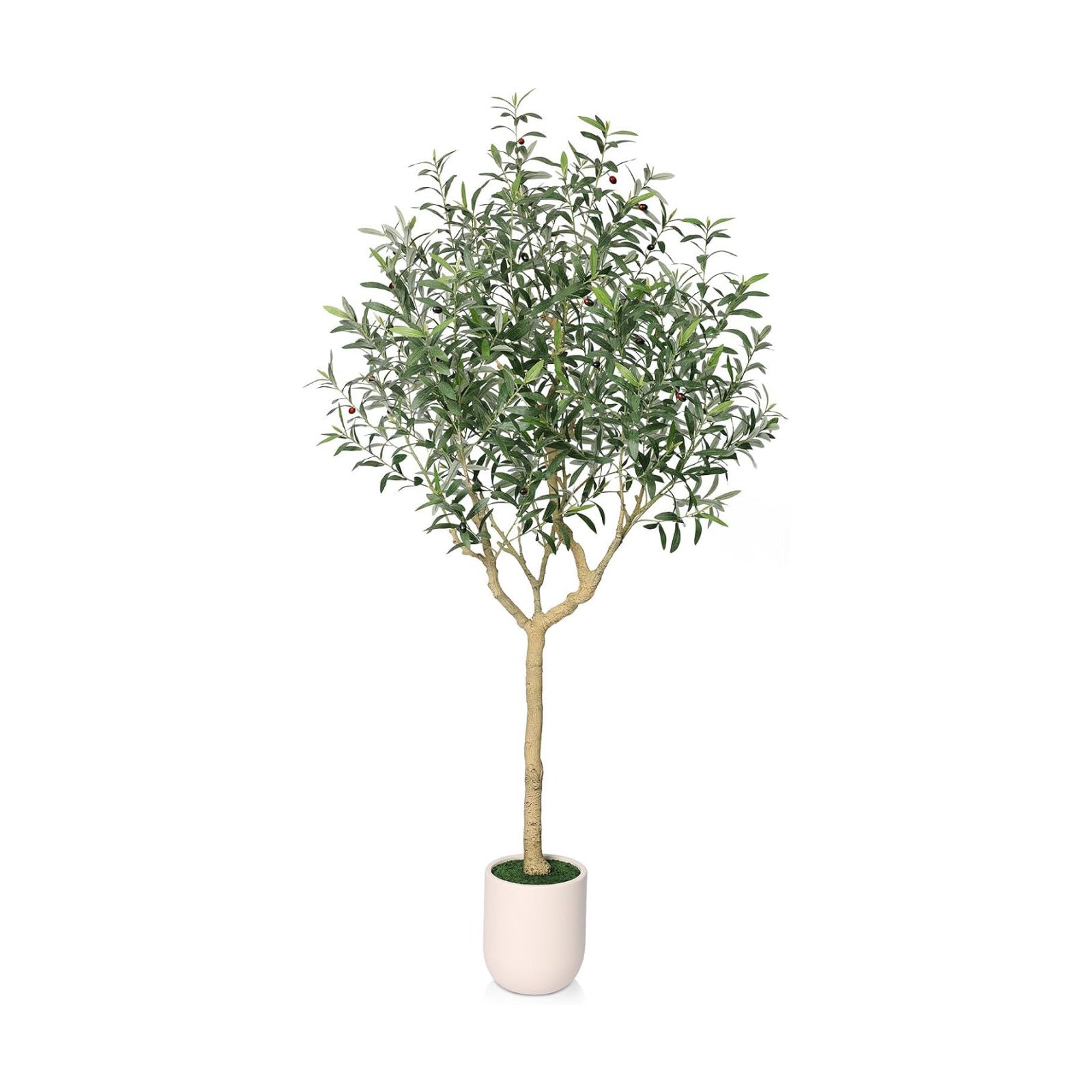 Potted Large Artificial Plants Indoor / 8ft / 8 Inch