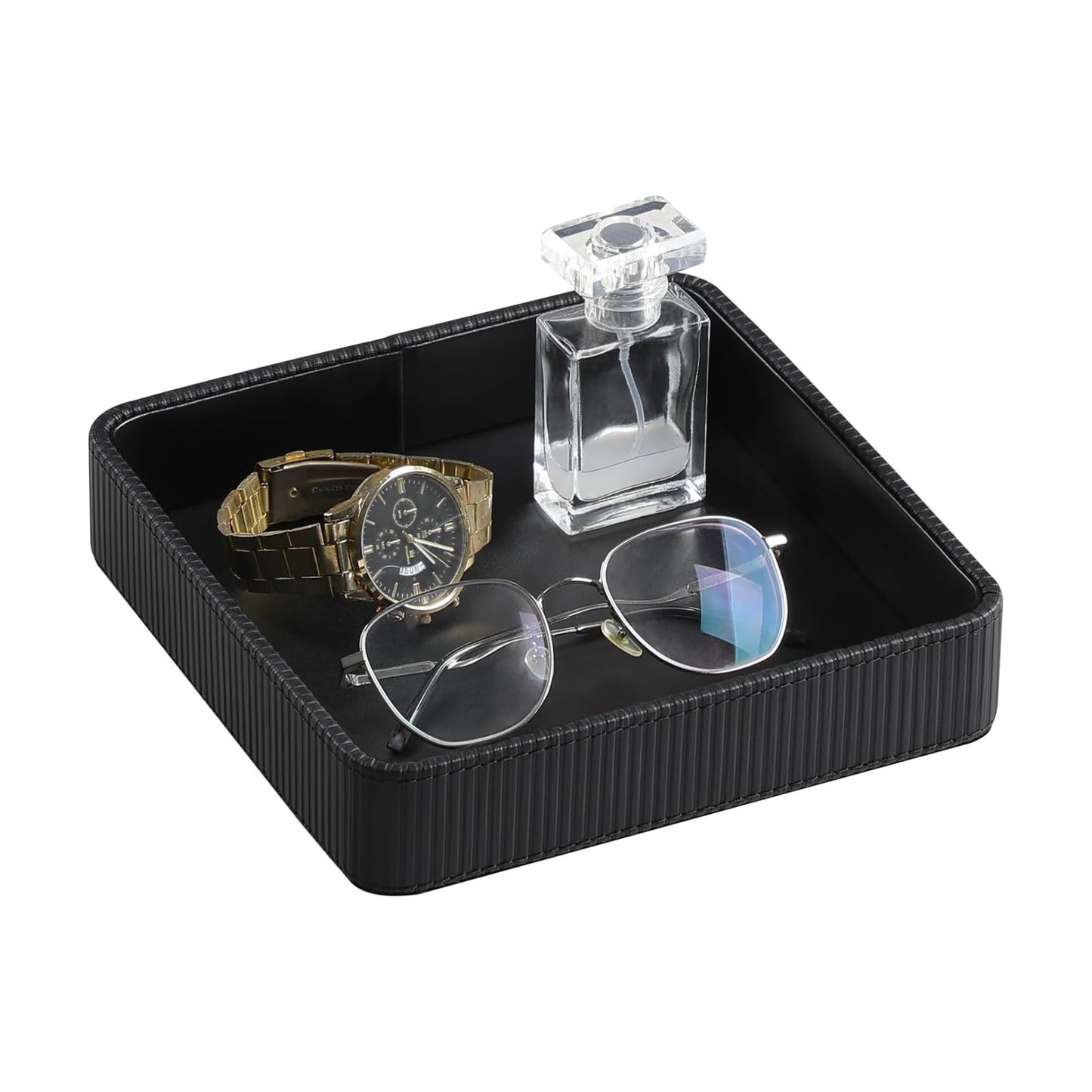 Small Valet Tray / Black / 8 x 8
