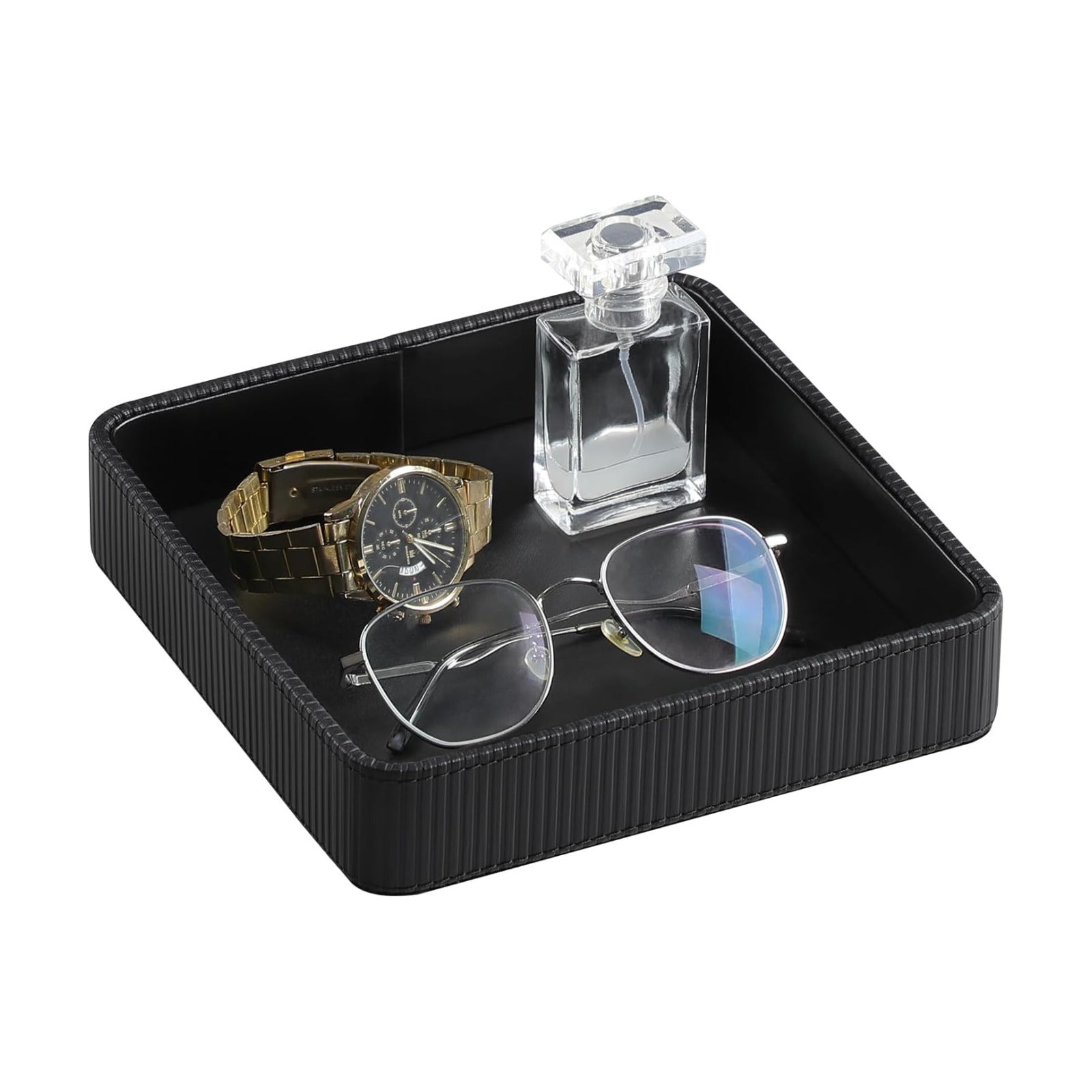 Small Valet Tray / Black / 8 x 8