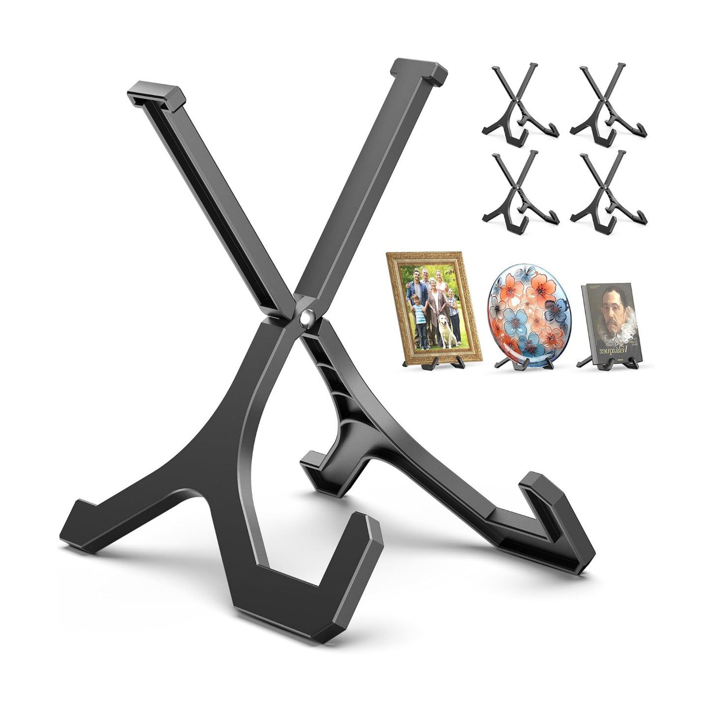 Books / Plate Stands for Display / 6 Inch / Set of 4
