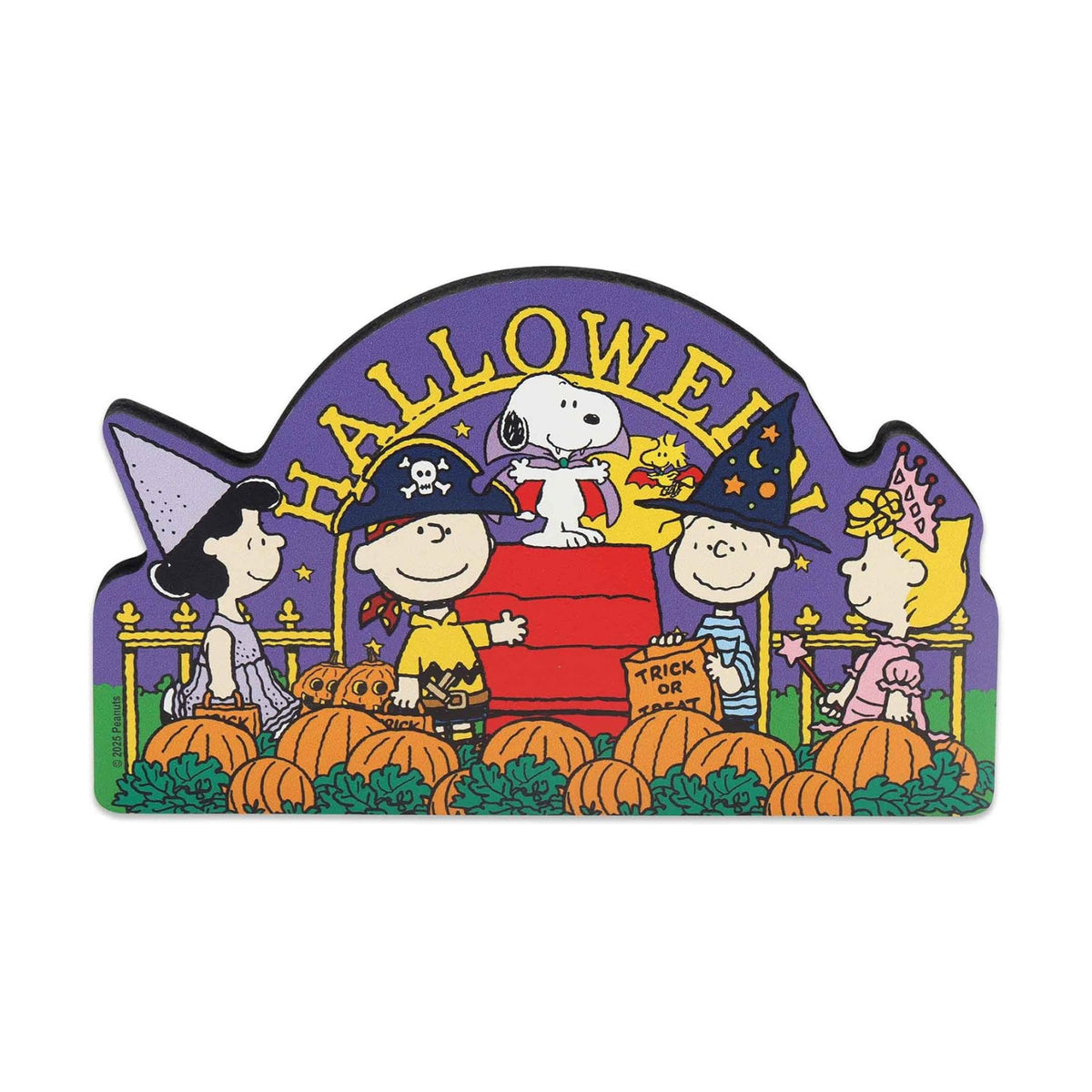 Open Road Brands Peanuts Halloween Shelf Sitter Decor