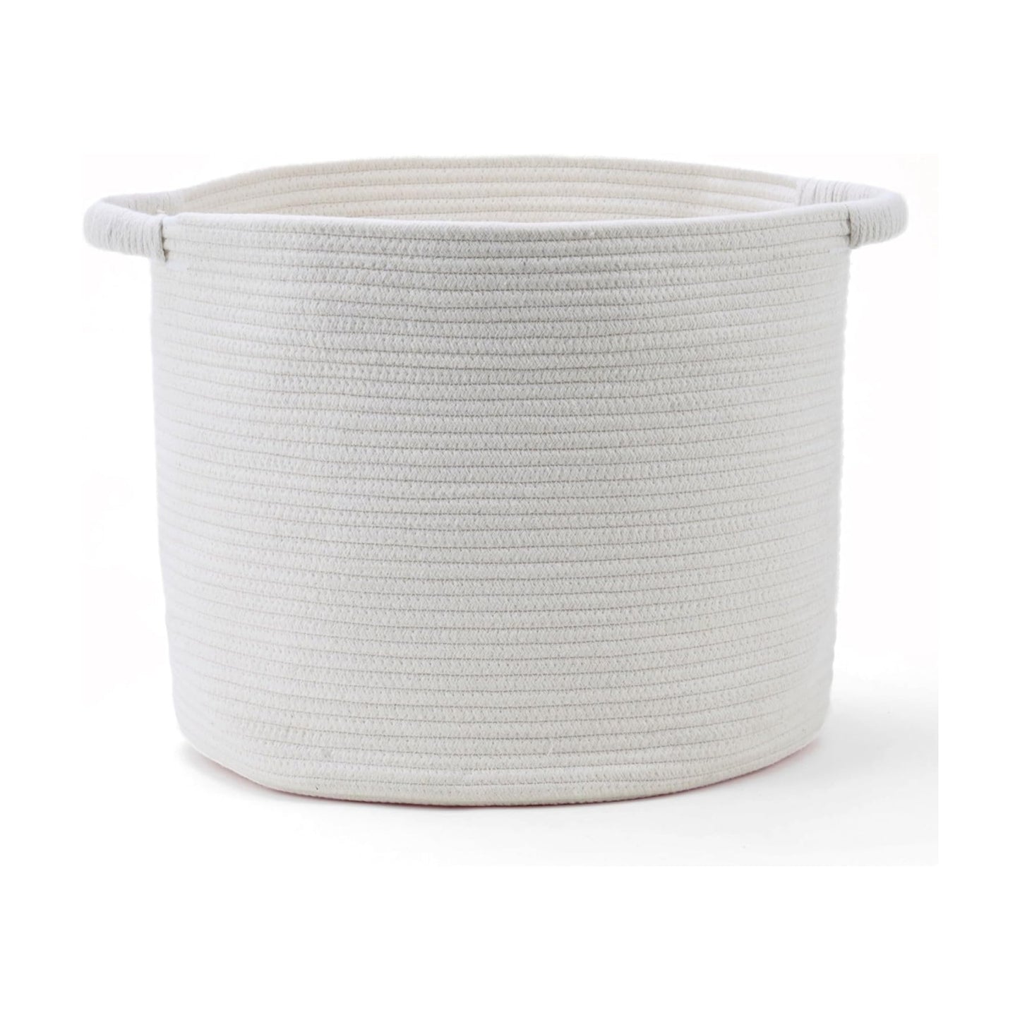 Blanket Basket / Pillows & Laundry / White / 16 x 16 x 14