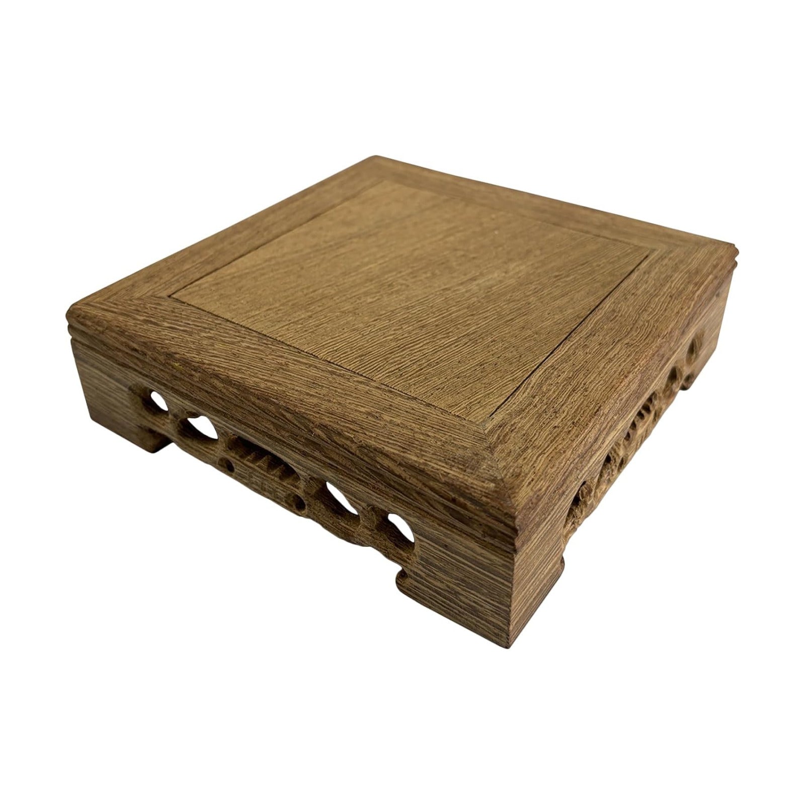 Carved Wood Riser for Vase / Wenge5.5 / 5.5 Inch