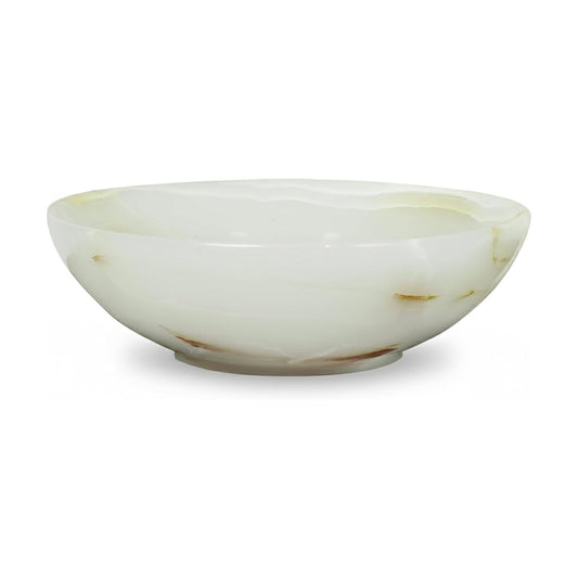 Vanity Organizer / Marble Ring Jewelry Dish Tray / Onyx White - 5" Inch