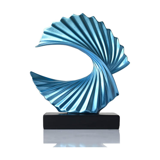 Abstract Resin Statues / Blue